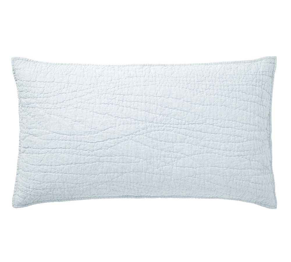 Belgian Flax Linen Handcrafted Quilted Sham