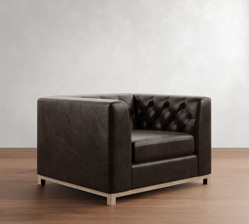 Henley Tufted Leather Chair