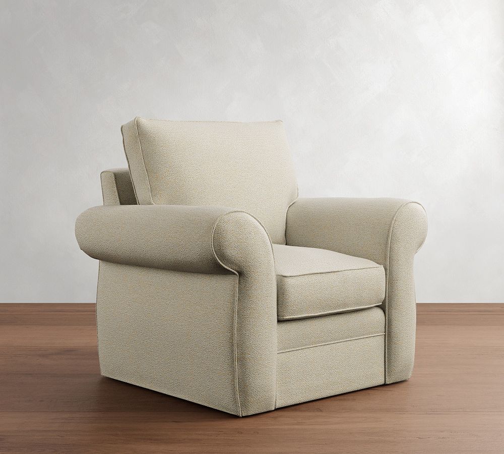 Pearce Roll Arm Swivel Chair