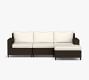 Torrey Wicker 3-Piece Single Chaise Outdoor Sectional (99&quot;)