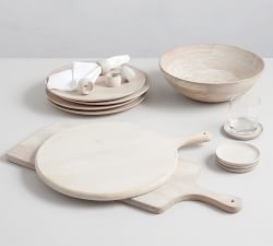 Chateau Wood Handcrafted Round Cheese Boards