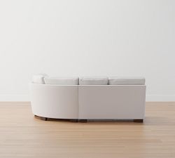 Buchanan Square Arm 3-Piece L-Shaped Curved Wedge Sectional (100&quot;)