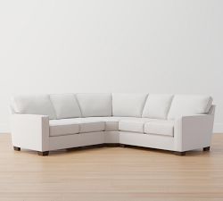 Buchanan Square Arm 3-Piece L-Shaped Curved Wedge Sectional (100&quot;)