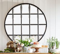 Eagan Multipanel Round Wall Mirror 44&quot;