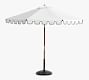 Premium 9' Round Portofino Patio Umbrella &ndash; Teak Tilt Frame&#8203;
