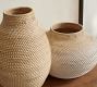Woven Rattan Vases