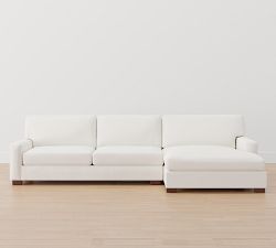 Turner Square Arm Chaise Sectional (103&quot;&ndash;128&quot;)