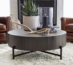 Fargo Round Reclaimed Wood Coffee Table (40&quot;)