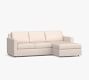 Sanford Square Arm Chaise Sectional (74&quot;)