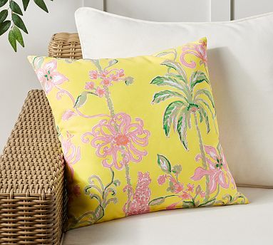 Lilly Pulitzer Tropical Printed Outdoor Pillow