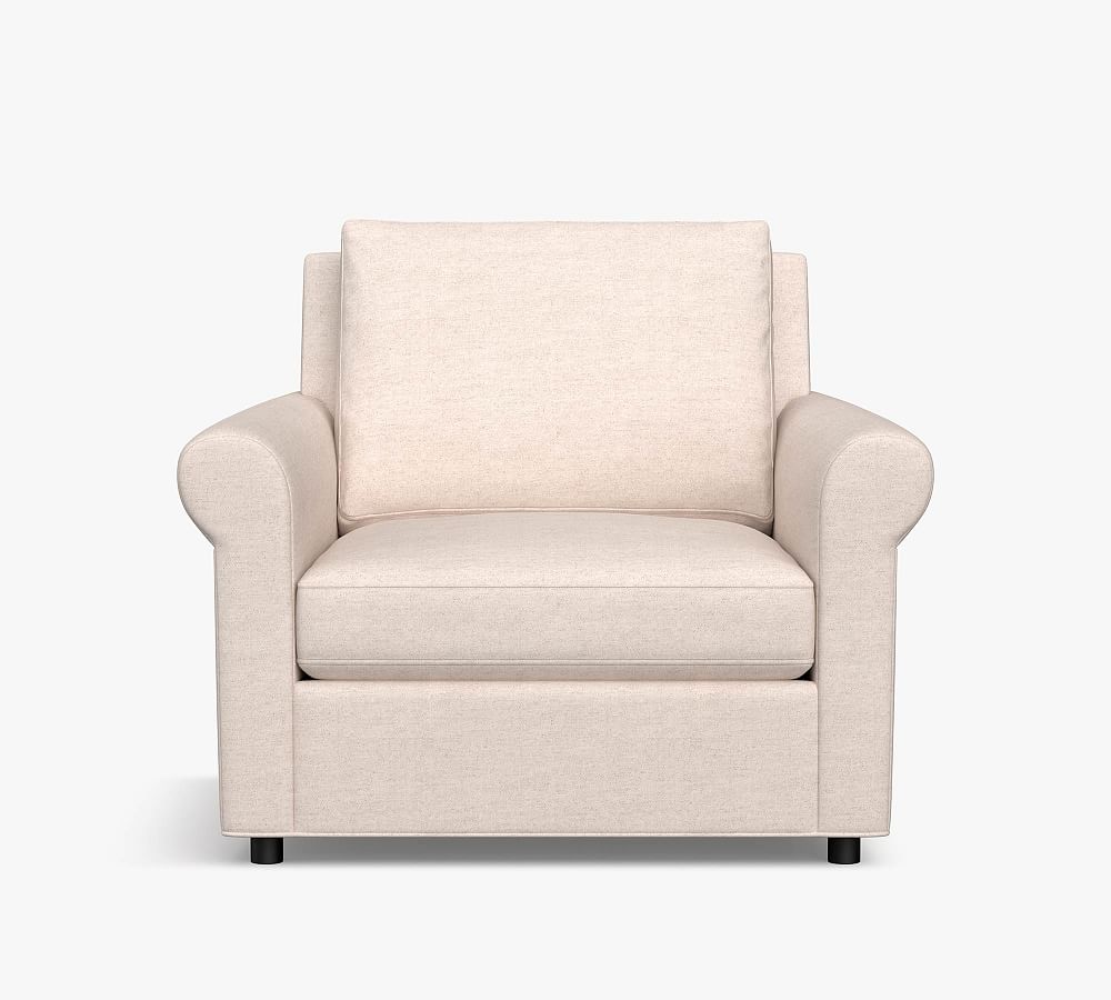 Sanford Roll Arm Chair | Pottery Barn