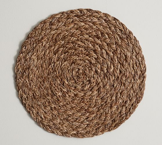 Braided Abaca Charger Plates - Set of 4 | Pottery Barn