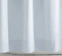 Wheaton Striped Organic Shower Curtain