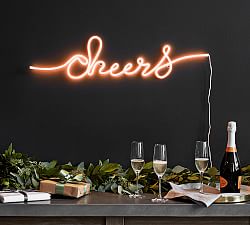 Lit Cheers Sign