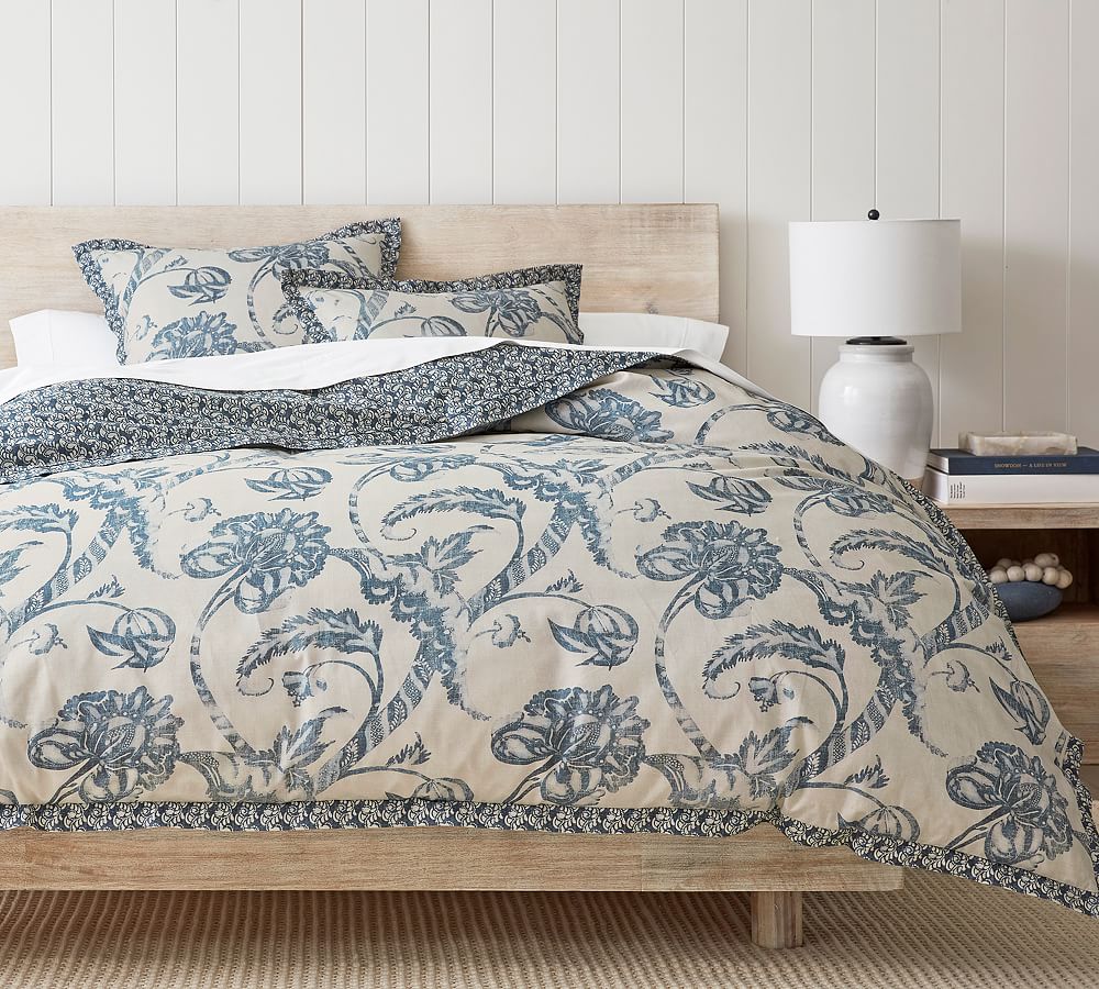 Flora Reversible Organic Cotton Duvet Cover