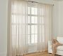 Textured Stripe Sheer Curtain