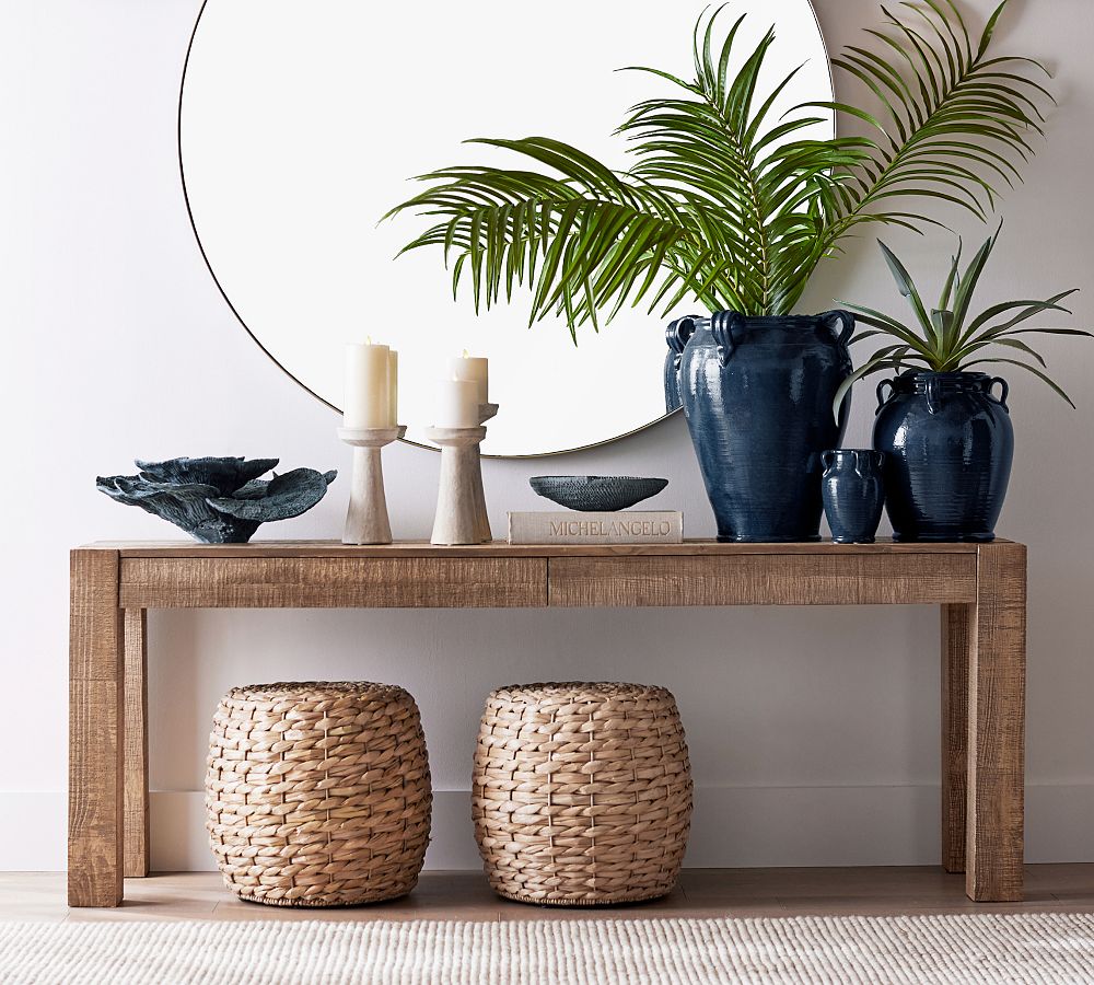 Palisades Reclaimed Wood Console Desk (80") | Pottery Barn