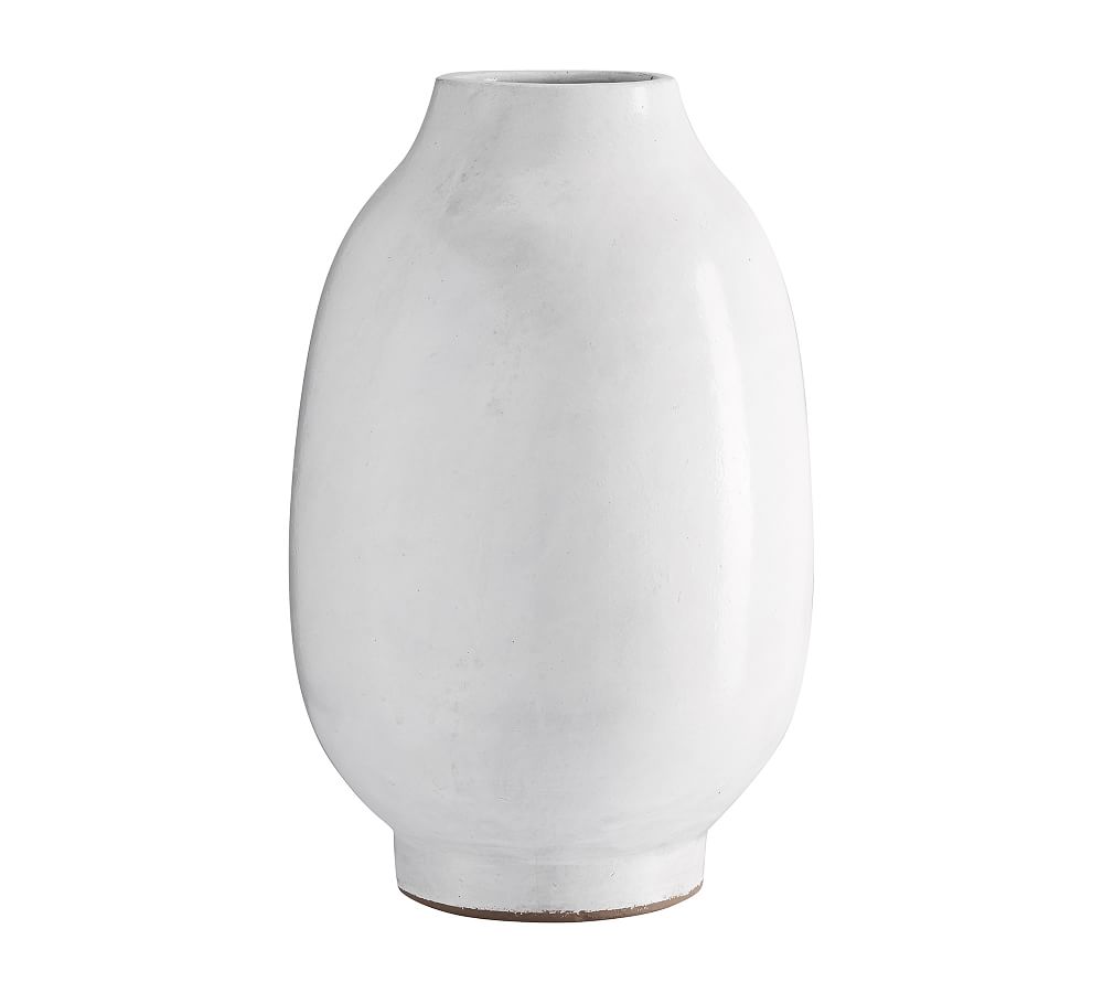 Pottery Barn Quin Handcrafted Ceramic Vases - Tall 16.25"H