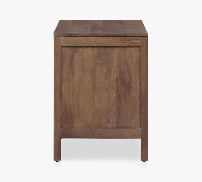 Dolores Cane 3-Drawer Nightstand (32