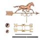 Galloping Horse Copper Weathervane