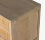 Dolores Cane 3-Drawer Nightstand (32&quot;)