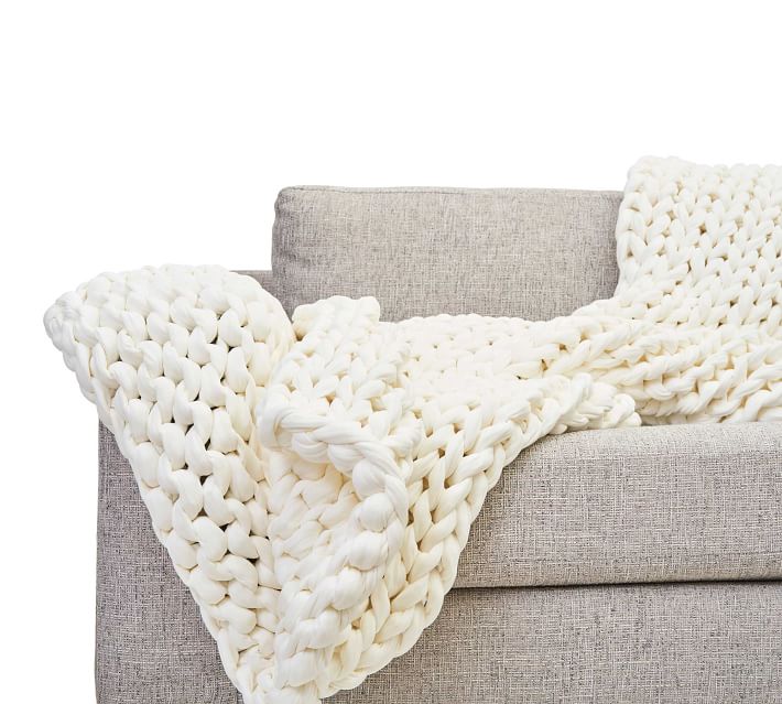 Bearaby Chunky Knit Weighted on sale Blanket