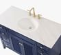 Concetto 48&quot; Marble Top Single Sink Vanity