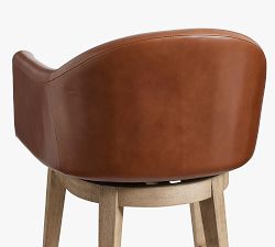 Gideon Leather Stool