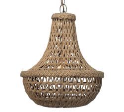 Orinda Jute Chandelier (18&quot;)