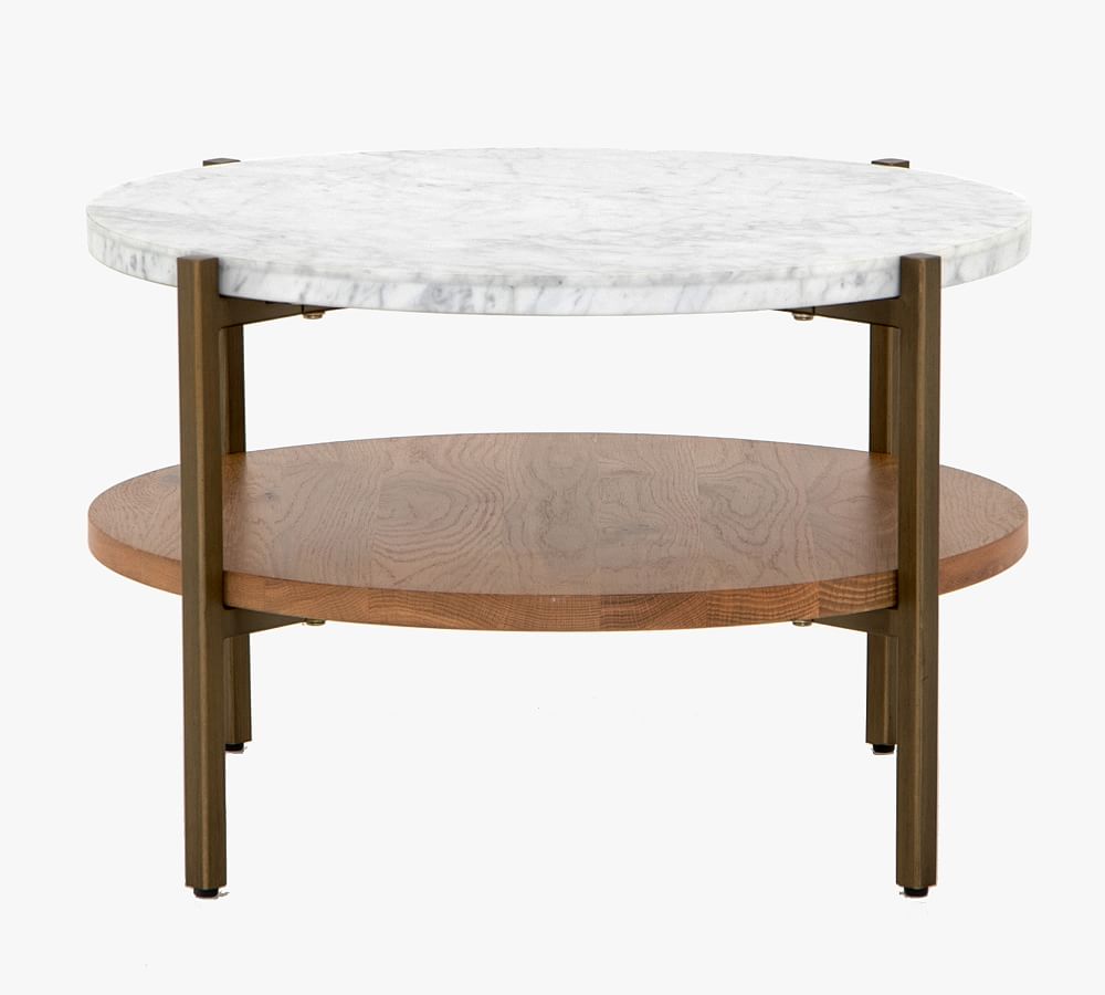 Modern Round Marble Coffee Table | Pottery Barn