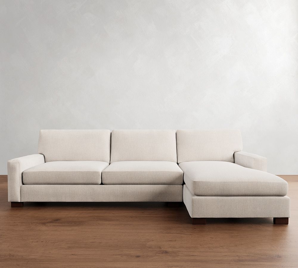 Turner Square Arm Chaise Sectional (103&quot;&ndash;128&quot;)