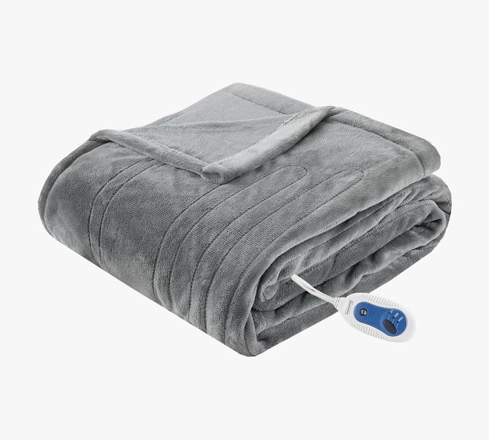 Beautyrest plush electric blanket sale