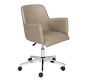 Leo Faux Leather Swivel Desk Chair