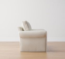 Pearce Roll Arm Swivel Chair