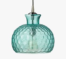 Burling Textured Glass Pendant (10&quot;)