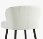 Wingback Upholstered Stool