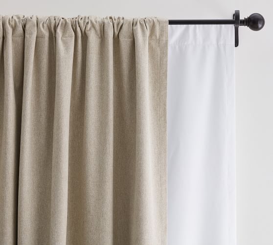 Peace & Quiet Noise-Reducing Blackout Curtain Liner | Pottery Barn