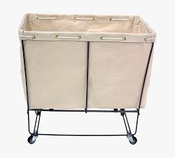 Rolling Laundry Cart With Removable Liner | Pottery Barn