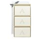 Monogrammed Aqua Mineral Rectangle Soap Set