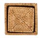 Tava Handwoven Square Coasters with Holder