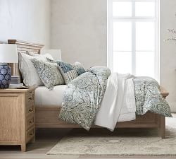 Mackenna Paisley Organic Percale Duvet Cover