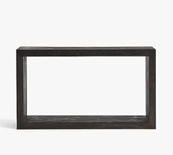 Folsom 52" Open Console Table, Charcoal