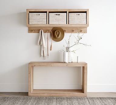 Folsom Entryway Wall Shelf & Console Table 