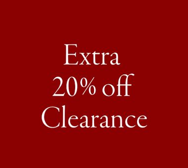 Extra 20% off Clearance