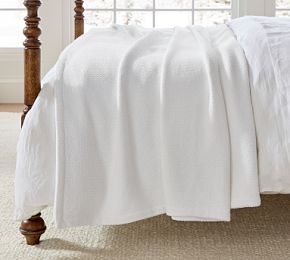 Stonewashed Basket Weave Blanket by Soft Idea (3 colors) main image 0
