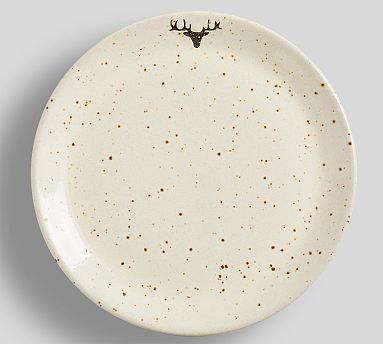 Rustic Reindeer Dinnerware Collection Pottery Barn