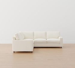 PB Comfort Square Arm 3-Piece L-Shaped Sectional (106&quot;)