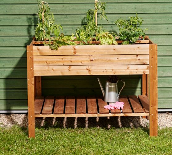 Wooden Garden Bed | Pottery Barn