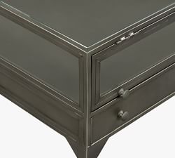 Harmon Rectangular Glass Top End Table (24&quot;)