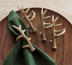 Antler Napkin Rings - Set of 4